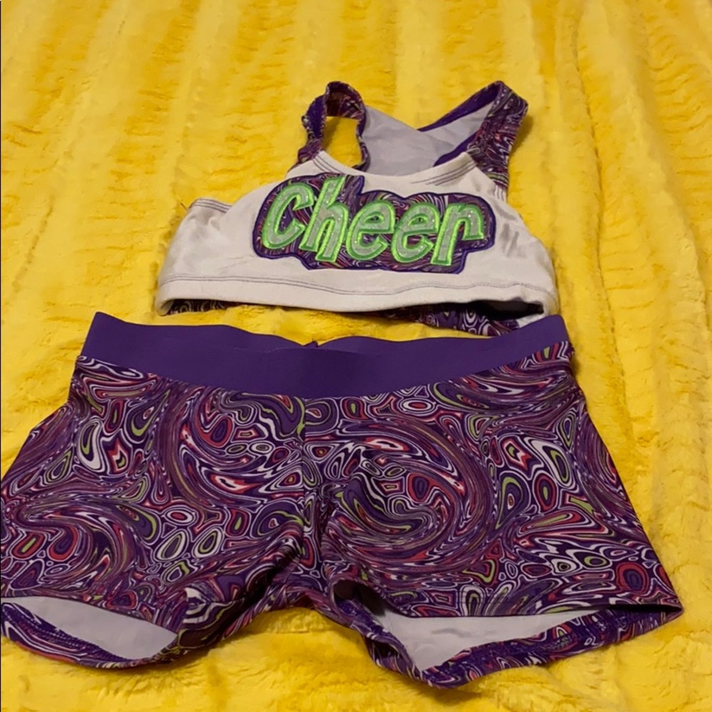 Girls custom cheer outfit